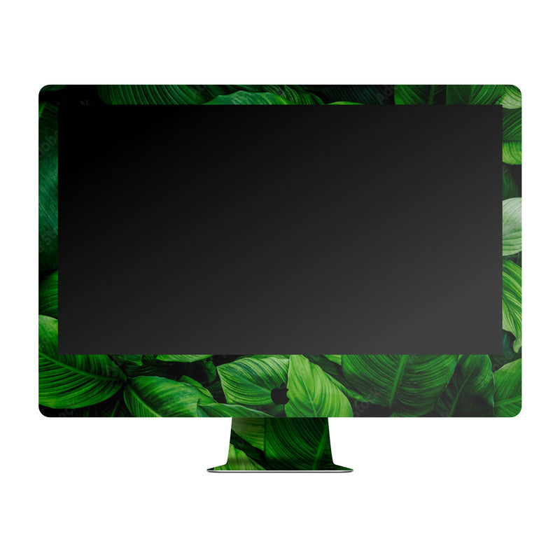Green Leaves Apple iMac Skin