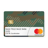 Military Green Card With Window