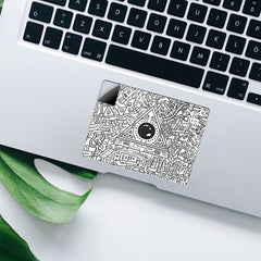 Robotic Doodle TrackPad Skin