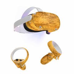 WaterPaint Yellow Skin For Meta Oculus Quest 3 VR