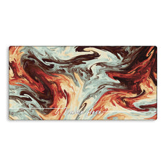 Coral Waves Custom Name TechMat - Extra Large Gaming Mouse Pad