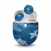 Military Blue Camo Skin For Pixel Buds A-Series