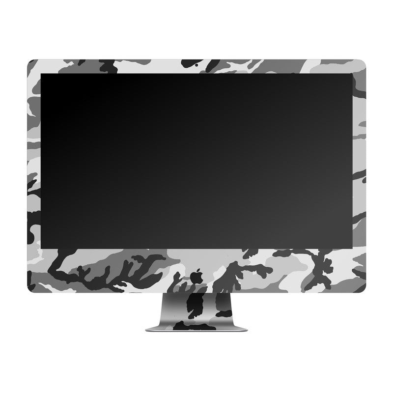 Grey Camo Apple iMac Skin