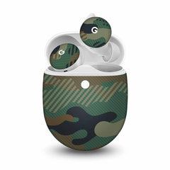 Military Green Camo Skin For Pixel Buds A-Series