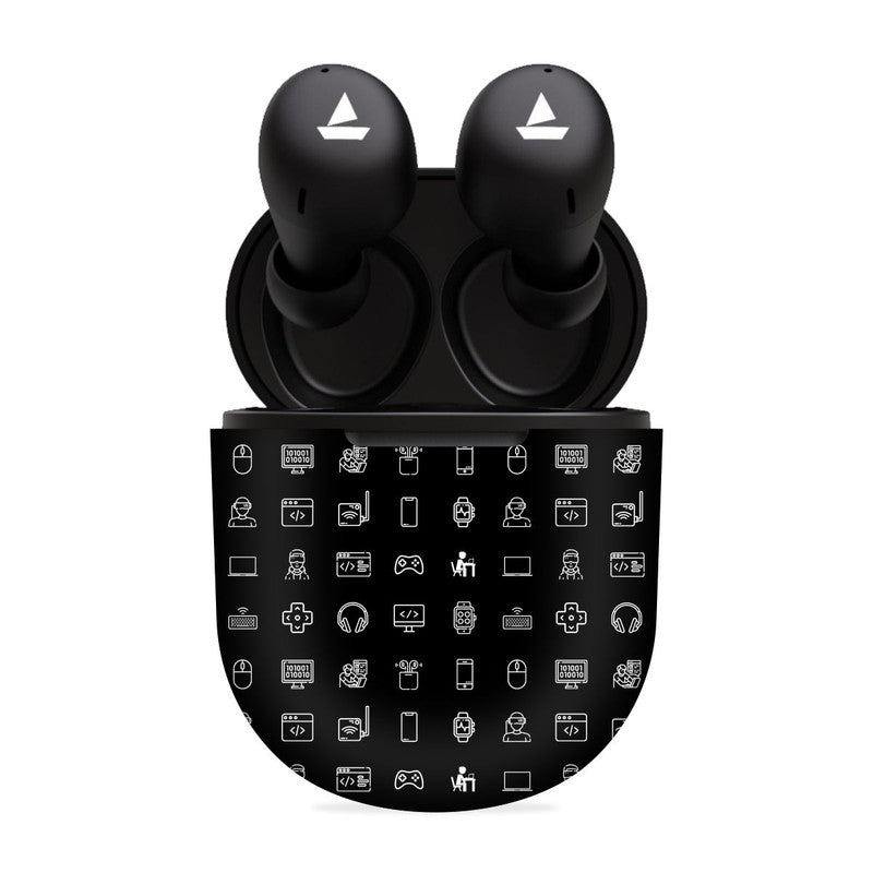 Tech Icons Black Skin For Boat 383