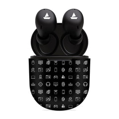 Tech Icons Black Skin For Boat 383