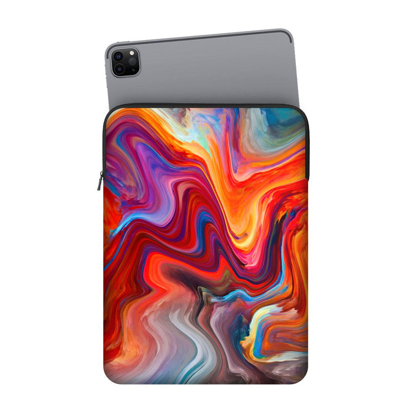 Blue Abstract iPad Sleeve