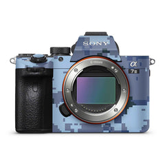 Digi Blue Camo Camera Skins
