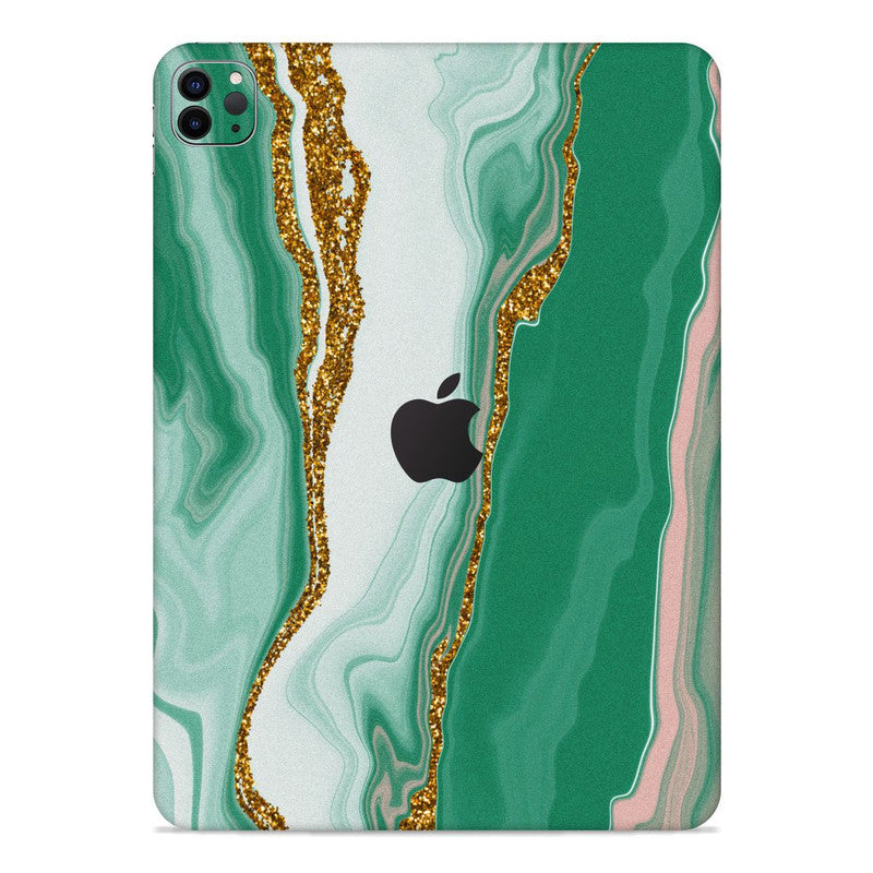 Golden Jade Marble Ideal Of Sweden Ipad Case IPad Air 2022 Skins