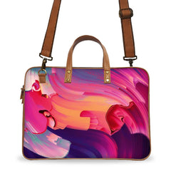 Pink Splash Deluxe Laptop Bag