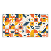 Abstract Column Custom Name TechMat - Extra Large Mouse Pad