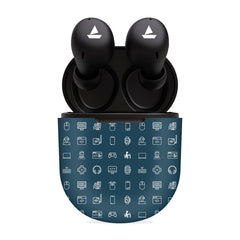 Tech Icons Blue Skin For Boat 383