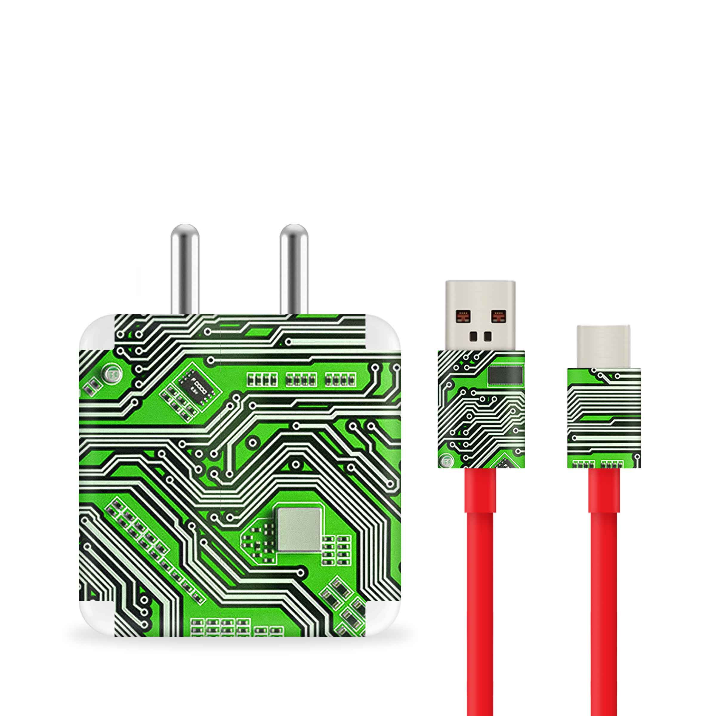 Redmi/Poco Black Charger Charger Skins, Best Mobile Accessories Online - WrapCart