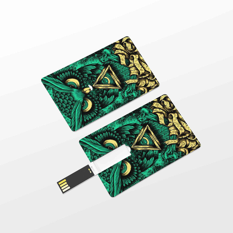 Green Owl Pen Drive