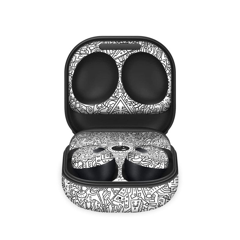 robotic-doodle-samsung-galaxy-buds-pro-skin