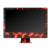 Matrix Orange Apple iMac Skin