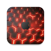 Matrix Orange Apple Mac Mini Skin