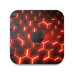Matrix Orange Apple Mac Mini Skin