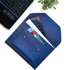 Leather Folder Documents Organizer