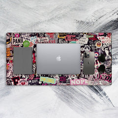Junkyard Stickers Tech Mat - Extra Large Office Desk Mat