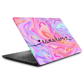 Liquid Swirl Laptop Skins - Custom Name