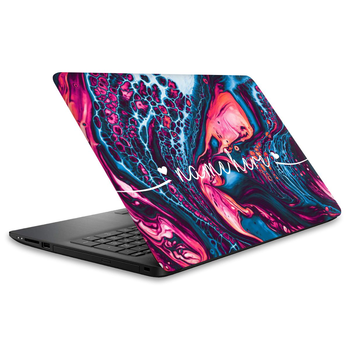 Liquid Psychedelic Laptop Skins - Custom Name