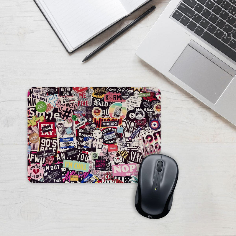 Junkyard stickers Mouse Pad