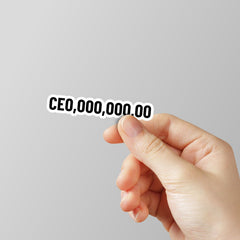 CEO Laptop Sticker