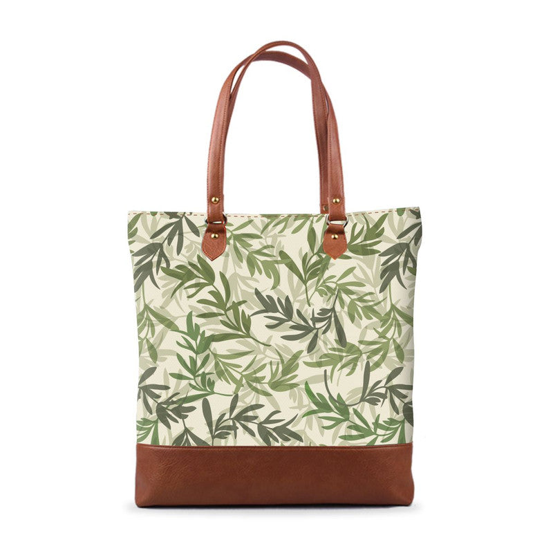 Leaf Mesh Tall Tote Bag