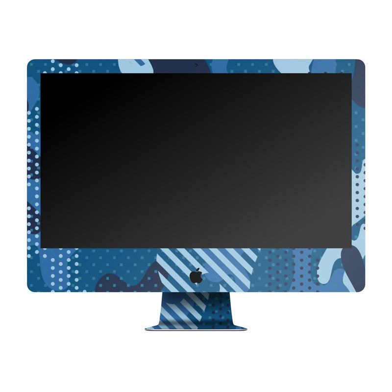 Military Blue Apple iMac Skin