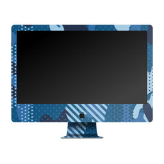 Military Blue Apple iMac Skin