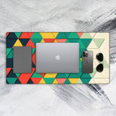 Triangle Art 1 Tech Mat - Extra Large Office Desk Mat