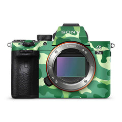 Grove Green Camo Camera Skins