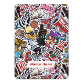 Cartoon Art Custom Name Ipad Skin