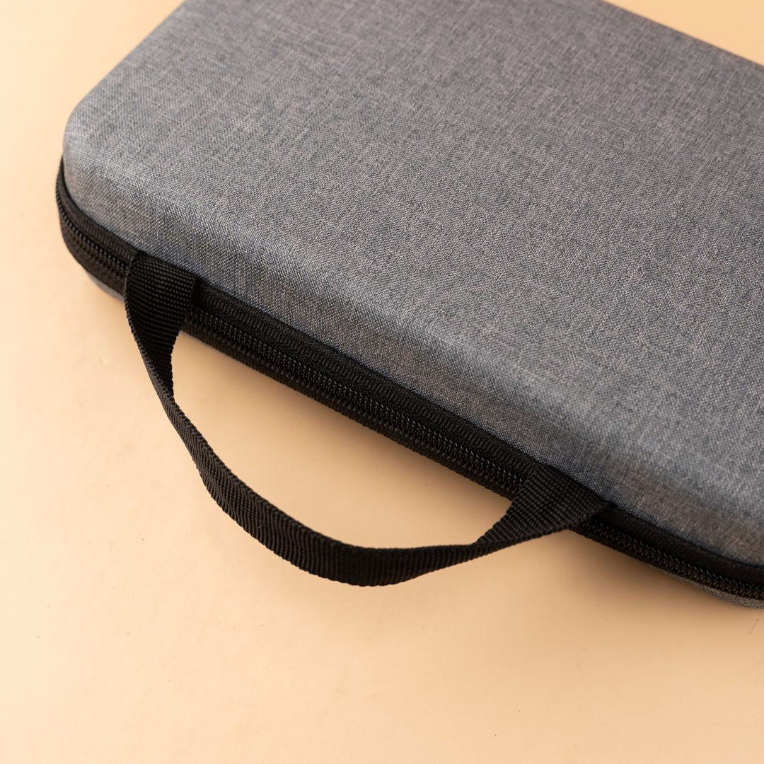 Denim Organizer Large Case for Electronics Accessories - Charger/Hard Drive/USB Cables/Power Bank/Earphones & More