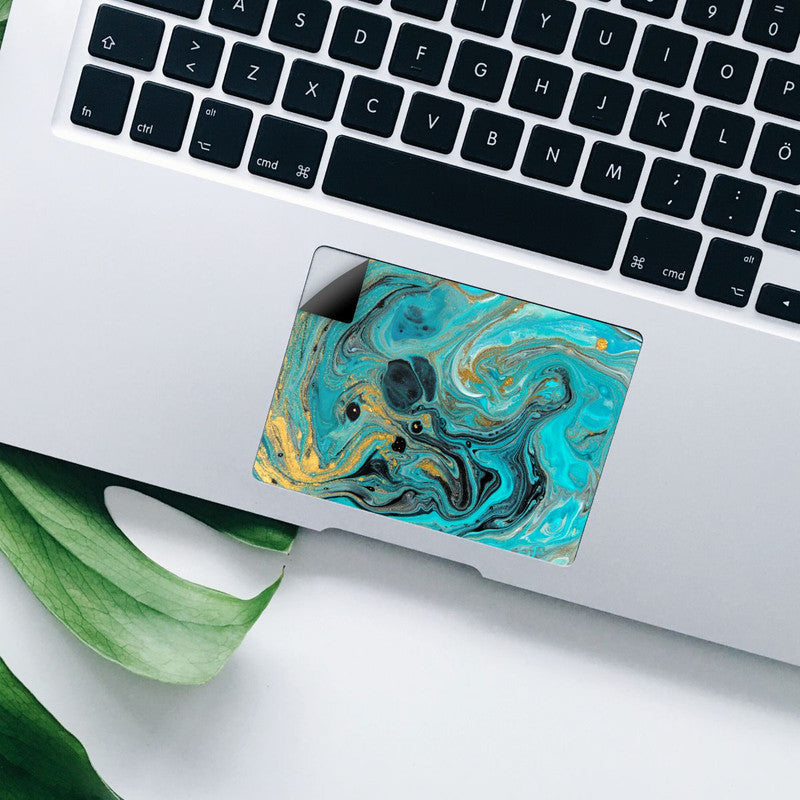 Blue Gold TrackPad Skin