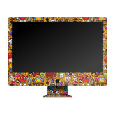 Olive Yellow Abstract Apple iMac Skin