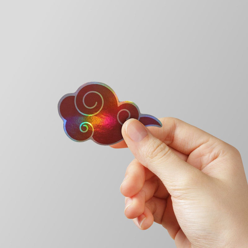 Holographic & Neon Laptop Stickers