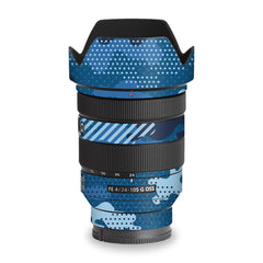 Military Blue Camo Lens Skins