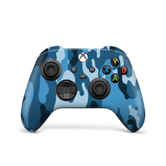 Light Blue Camo Joystick Controller Skin