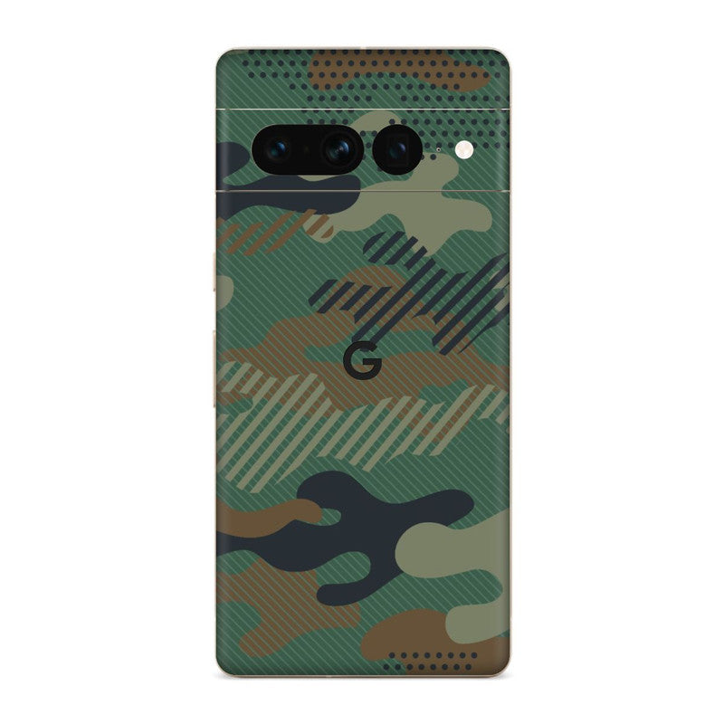 Military Green Camo Google Pixel Skin