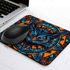 Mighty Owl Orange Mouse Pad
