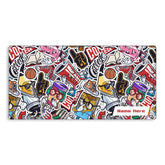 Cartoon Art Custom Name TechMat - Extra Large Mouse Pad