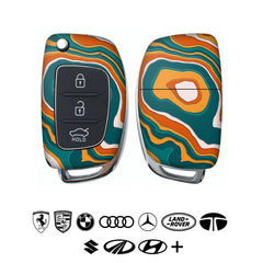 colourful-curvature-green-curve-car-key-skins