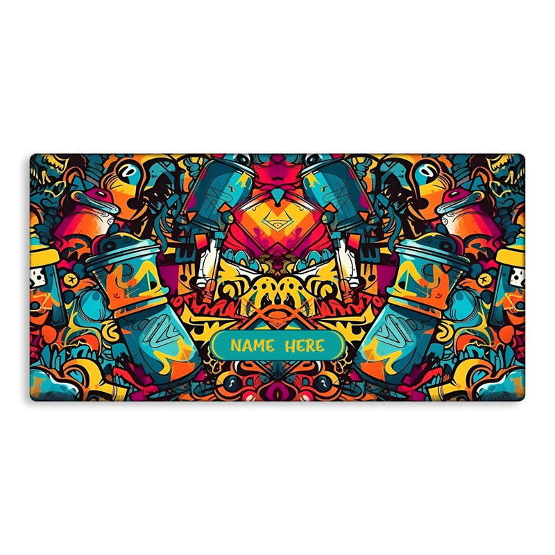 Street Grafitee Custom Name TechMat - Extra Large Mouse Pad