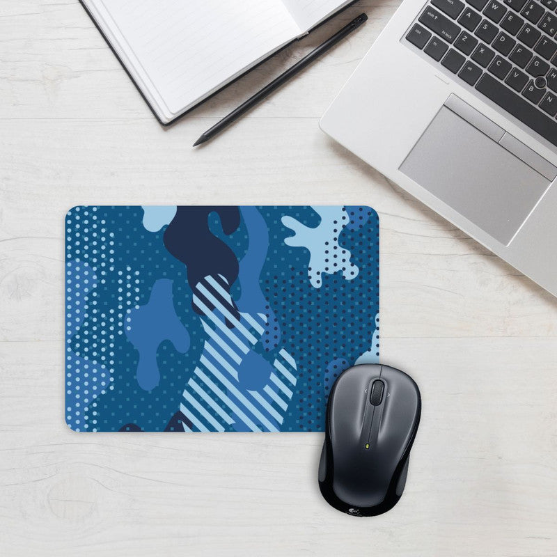 Military Blue Mouse Pad