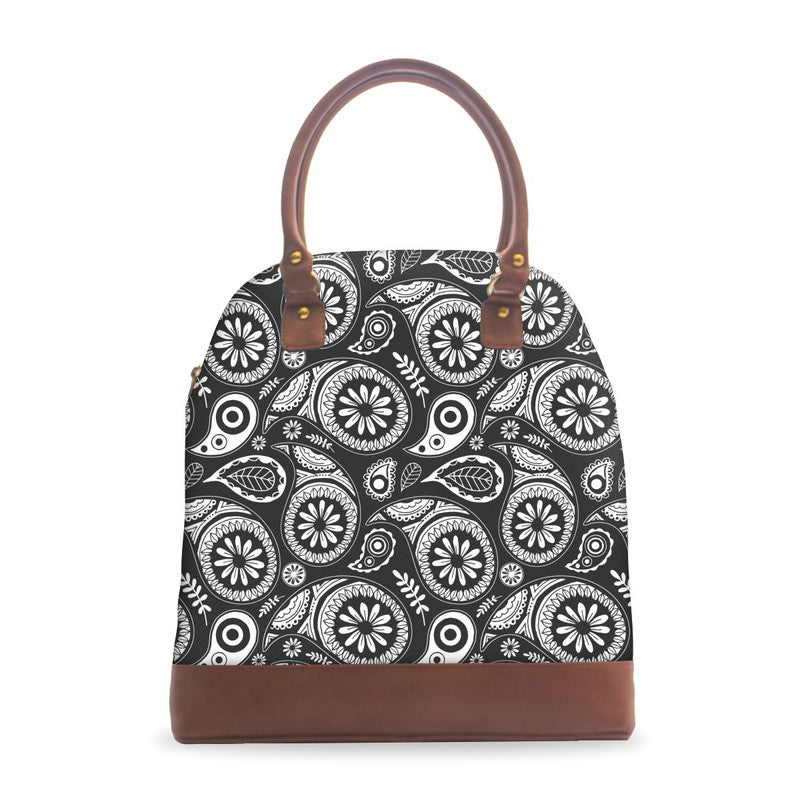Paisley Bnw Deluxe Tote Bag