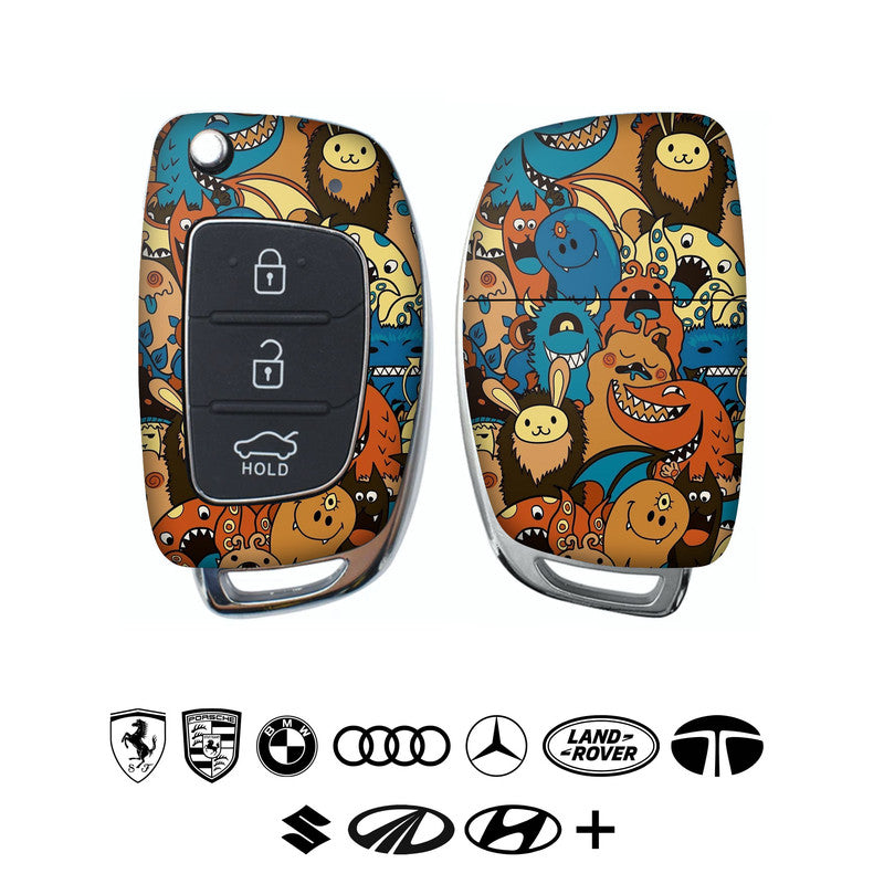 doodle-art-car-key-skins