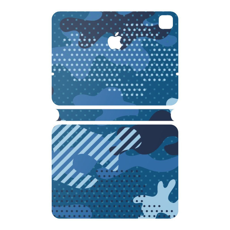 iPad Apple iPad Magic Keyboard Military Blue Skin