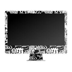 Robotic Ghost 1 Apple iMac Skin